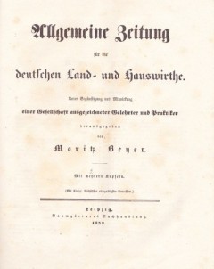Allgemeine Zeitung für die Deutschen Land- und Hauswirthe 1839