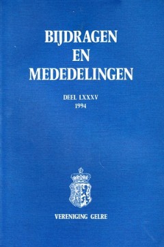 Bijdragen en Mededelingen Deel LXXXV 1994