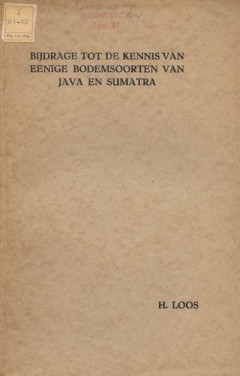 Bijdrage tot de kennis van eenige bodemsoorten van Java en Sumatra