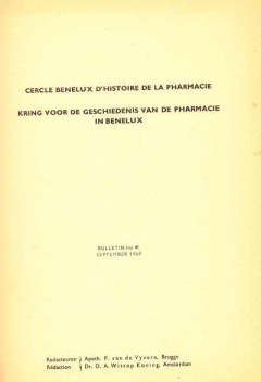 Cercle Benelux D'Histoire de la Pharmacie - Kring voor de geschiedenis van de pharmacie in Benelux