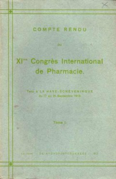 Compte Rendu du XI me Congres International de Pharmacie