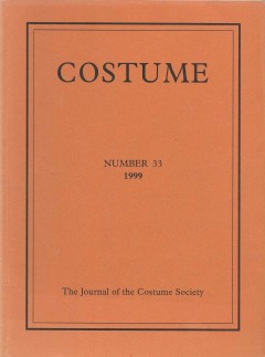 Costume  The Journal of the Costume Society Number 33