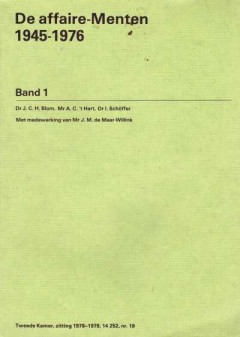 De affaire-Menten 1945-1976 Band 1 en 2