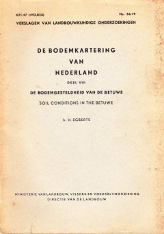 De bodemkartering van Nederland deel V11