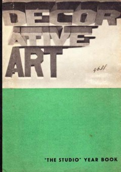 Decorative Art 1931 the studio year book