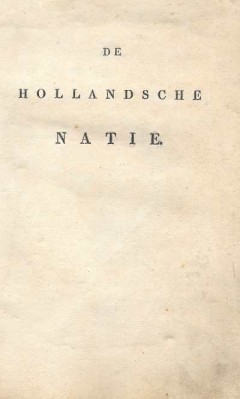 De Hollandsche Natie