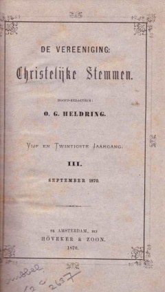 De Vereeniging Christelijke Stemmen Deel III