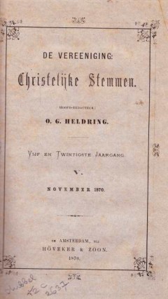 De Vereeniging Christelijke Stemmen Deel V