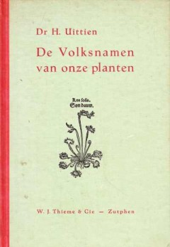 De Volksnamen van onze planten