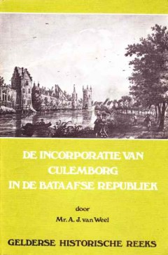 De incorporatie van Culemborg in de Bataafse republiek