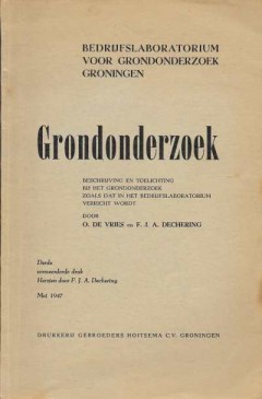 Bedrijfslaboratorium voor grondonderzoek Groningen