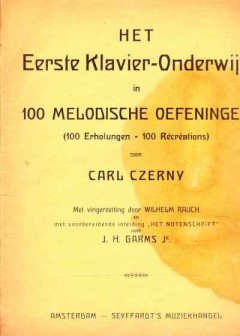 Het Eerste Klavier-Onderwijs in 100 Melodische Oefeningen