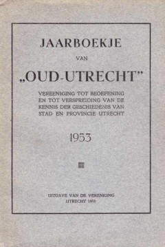 Jaarboekje van Oud-Utrecht 1953
