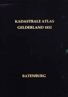 Kadastrale atlas gelderland 1832 Batenburg