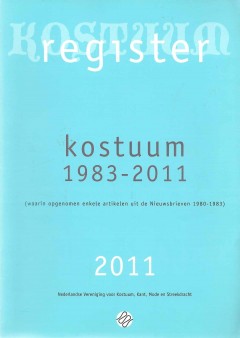 Kostuum register kostuum 1983 - 2011