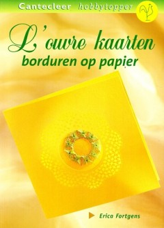 L'ouvre kaarten borduren op papier