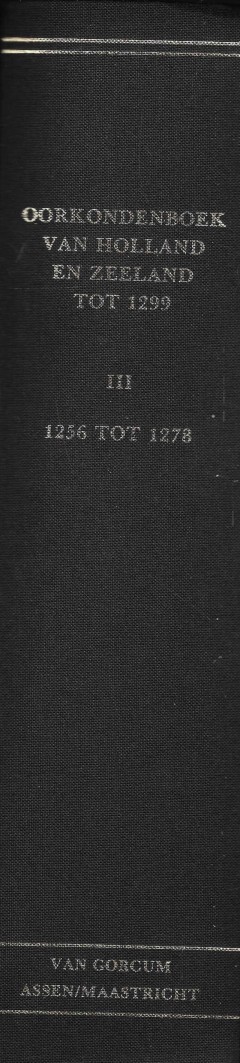 Oorkondenboek van Holland en Zeeland tot 1299 Deel III
