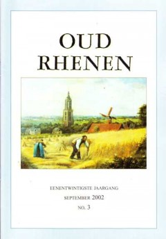 Oud Rhenen eenentwintigste Jaargang September 2002 No. 3