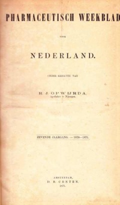 Pharmaceutisch weekblad voor Nederland 1870-1871