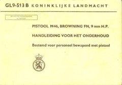 Pistool M46 - Browning FN - 9 Millimeter H.P. Handleiding voor het onderhoud
