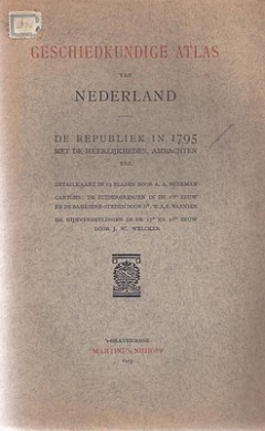 Geschiedkundige atlas Nederland