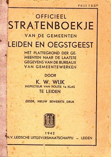 Officieel Stratenboekje van de gemeenten Leiden en Oegstgeest