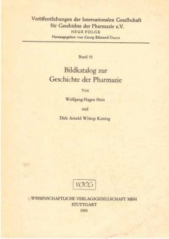 Bildkatalog zur Geschichte der Pharmazie