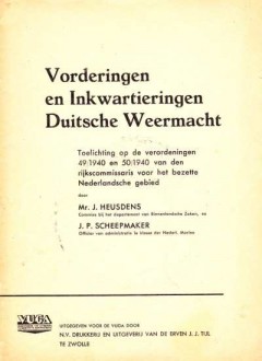 Vorderingen en Inkwartieringen Duitsche Weermacht