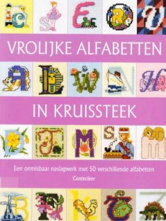 Vrolijke alfabetten in kruissteek