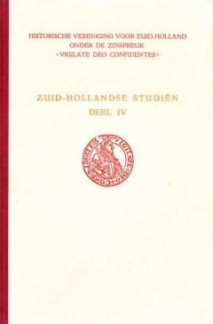 Zuid-Hollandse Studiën Deel IX