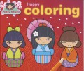 Miss Kawaii Happy colouring