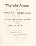 Allgemeine Zeitung für die Deutschen Land- und Hauswirthe 1839