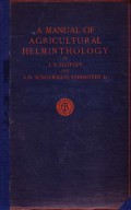 A Manual of Agricultural Helminthology