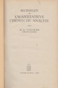 Beginselen der Kwantitatieve Chemische Analyse