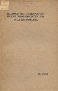 Bijdrage tot de kennis van eenige bodemsoorten van Java en Sumatra