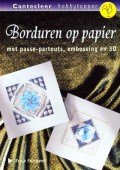 Borduren op papier met passe-partouts, embossing en 3D