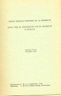 Cercle Benelux D'Histoire de la Pharmacie- Kring voor de geschiedenis van de pharmacie in Benelux