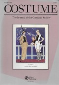 Costume  The Journal of the Costume Society Number 43