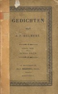 Gedichten van J.F. Helmers Eerste deel