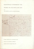 Kadastrale uitkomsten van Noord- en Zuid-Holland 1832