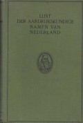 Lijst der Aardrijkskundige namen van Nederland