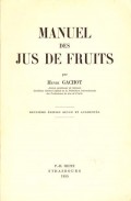 Manuel des Jus de Fruits