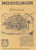 Mededelingen Rhenen 15e jaargang nr. 1 - januari 1991