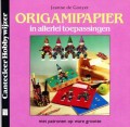 Origamipapier in allerlei toepassingen met patronen op ware grootte