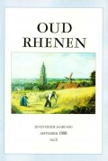 Oud Rhenen zeventiende Jaargang September 1998 No. 3