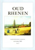 Oud Rhenen eenentwintigste Jaargang September 2002 No. 3