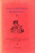 Varia Historica Brabantica Deel III
