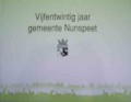 Vijfentwintig jaar gemeente Nunspeet