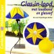 Glas-in-lood met loodband en glasverf 