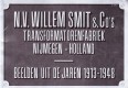 N.V. Willem Smit & Co's Transformatorenfabriek Nijmegen-Holland